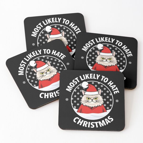 Item preview, Most Likely To Hate The Matching Christmas Persian Cat  designed and sold by FrascatiStudio.
