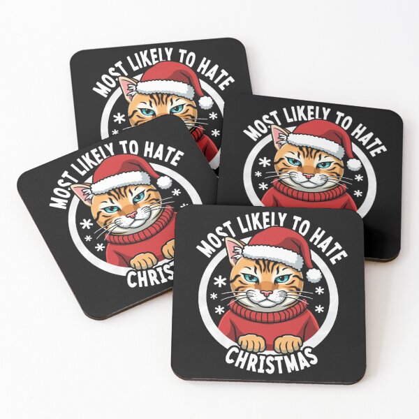 Item preview, Most Likely To Hate The Matching Christmas Bengal Cat  designed and sold by FrascatiStudio.