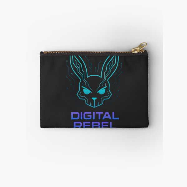 Item preview, Digital Rebel – Futuristic Neon Bunny Cyberpunk Design designed and sold by johnExpress02.
