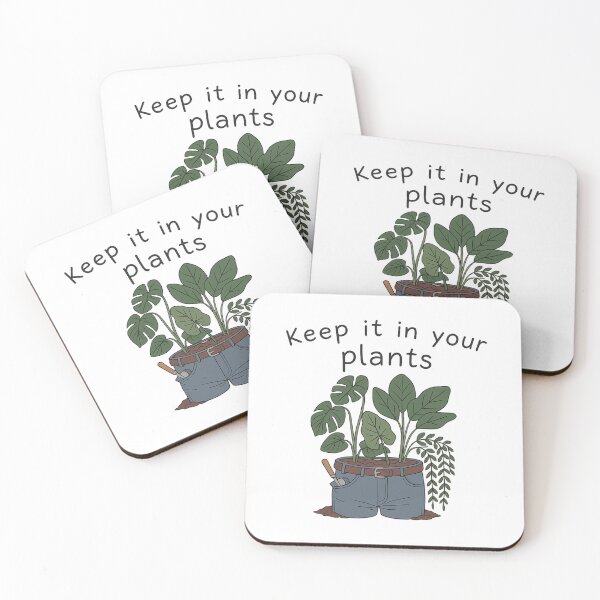 Item preview, Keep It in Your Plants – Plant Pun designed and sold by Prints Off Whales.