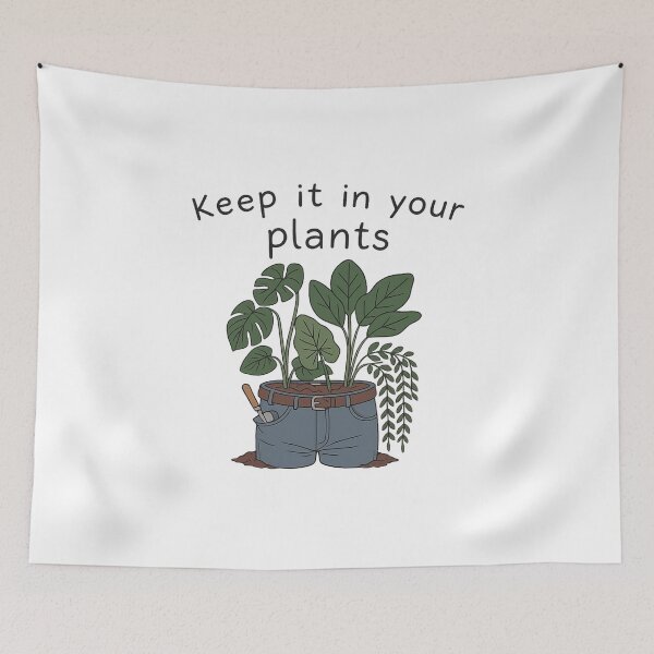 Item preview, Keep It in Your Plants – Plant Pun designed and sold by Prints Off Whales.