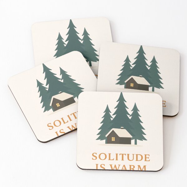 Artikelvorschau, Solitude is Warm, Cabin in the Woods. entworfen und verkauft von Sergeant Wild.