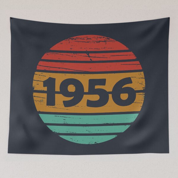 Item preview, Born in 1956 vintage funny 70th birthday designed and sold by Alexaltay.