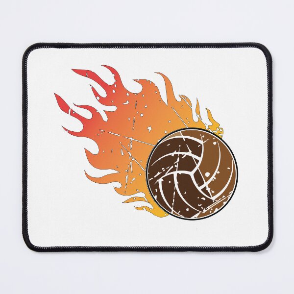 Item preview, fire on Volleyball Tshirt , sticker , mockup design designed and sold by Itmastersvg.