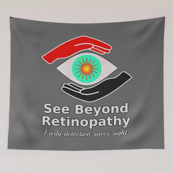 Item preview, See Beyond Retinopathy – Vision Awareness Design designed and sold by Eyepatch-Jacks.