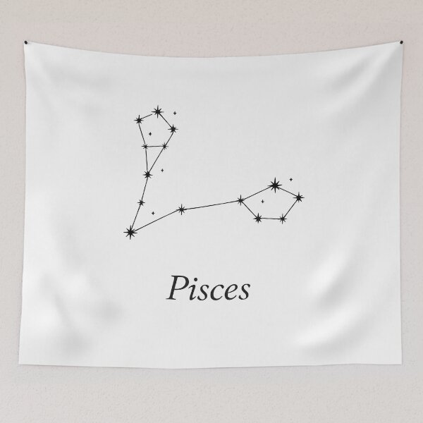 Item preview, The Minimalist Pisces Constellation designed and sold by Bal Drops.