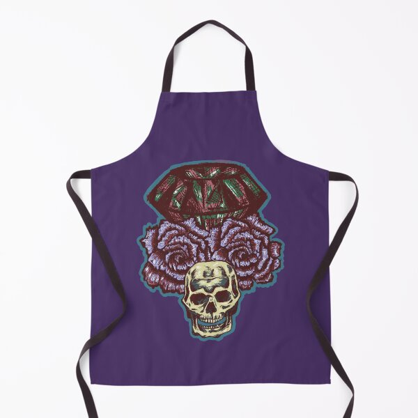 Item preview, Dark Diamond Skull and Roses – Minimalist Aesthetic Art designed and sold by Half Mess.