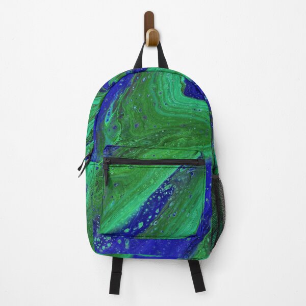 Item preview, Jagged Blue Emerald 2 Vibrant Free Form Abstract designed and sold by Doug Siegel.