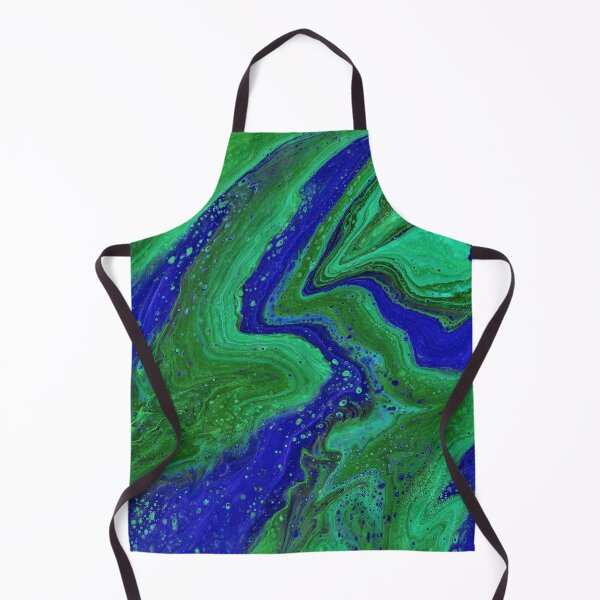 Item preview, Jagged Blue Emerald 2 Vibrant Free Form Abstract designed and sold by Doug  Siegel.
