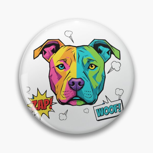 Item preview, Pitbull Pop Art ZAP WOF designed and sold by bsbd-action.