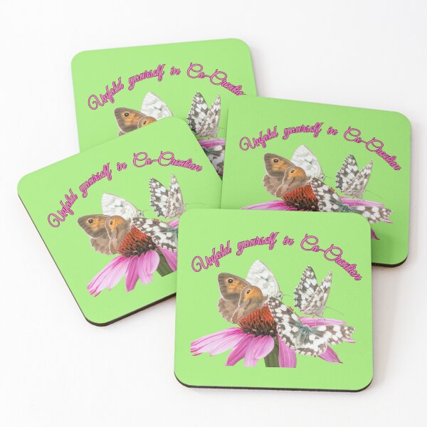 Item preview, Butterflies on Echinacea – Unfold yourself in co-creation | Inspiration & Joy of Life designed and sold by Katja LebenFreude.