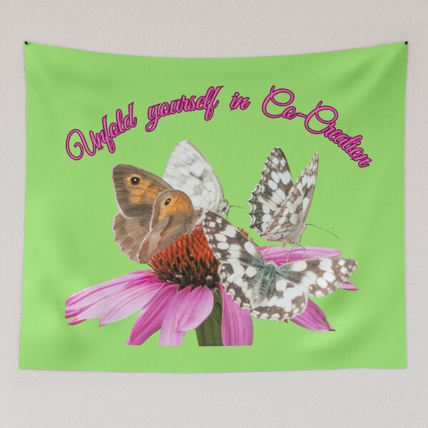 Item preview, Butterflies on Echinacea – Unfold yourself in co-creation | Inspiration & Joy of Life designed and sold by Katja LebenFreude.