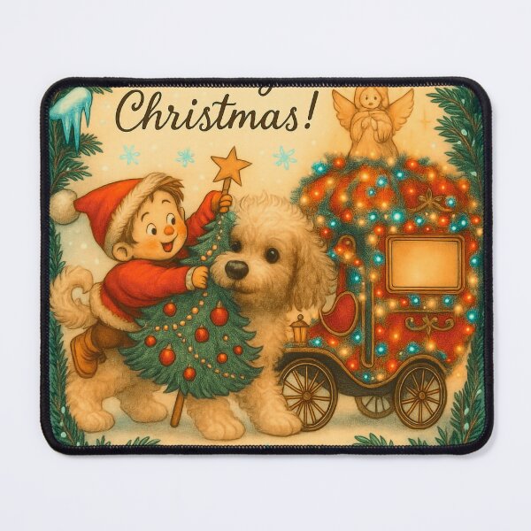 Item preview, Merry christmas - Happy Winter holidays designed and sold by Jani-art-world.