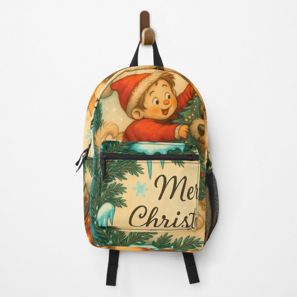 Item preview, Merry christmas - Happy Winter holidays designed and sold by B.J. ART.