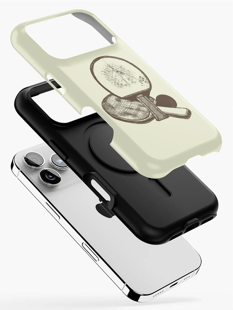 Thumbnail 2 of 4, iPhone Case, Table Tennis - Racket Design designed and sold by Half Mess.