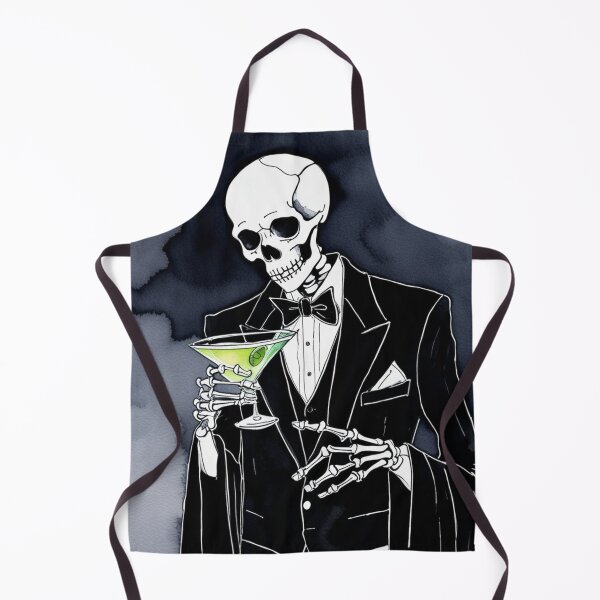 Item preview, Sophisticated Skeleton - Watercolor & Ink 1 designed and sold by KBMediaArt.
