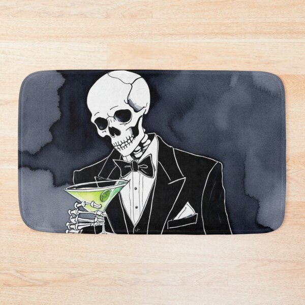 Item preview, Sophisticated Skeleton - Watercolor & Ink 1 designed and sold by KBMediaArt.