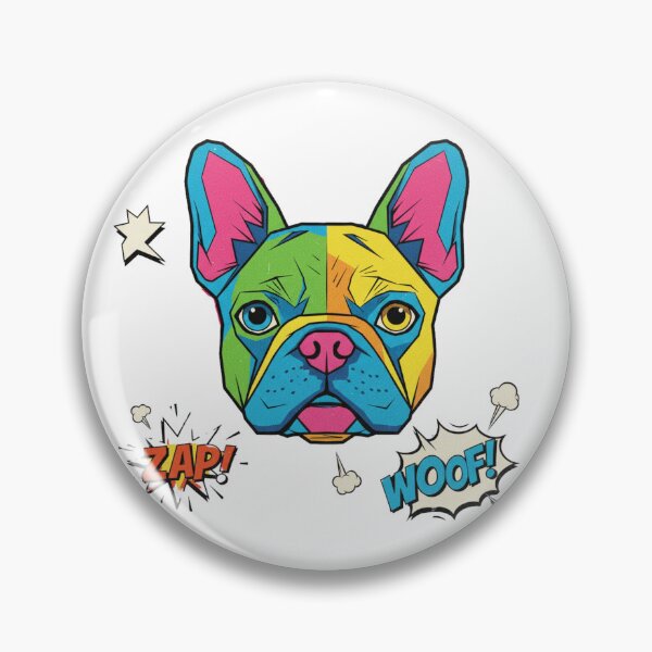 Item preview, Frenchie Pop Art ZAP WOOF designed and sold by bsbd-action.