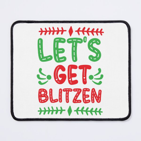 Item preview, Let's Get Blitzen - Funny Christmas Reindeer Drinking Pun designed and sold by FuzionRaptor.