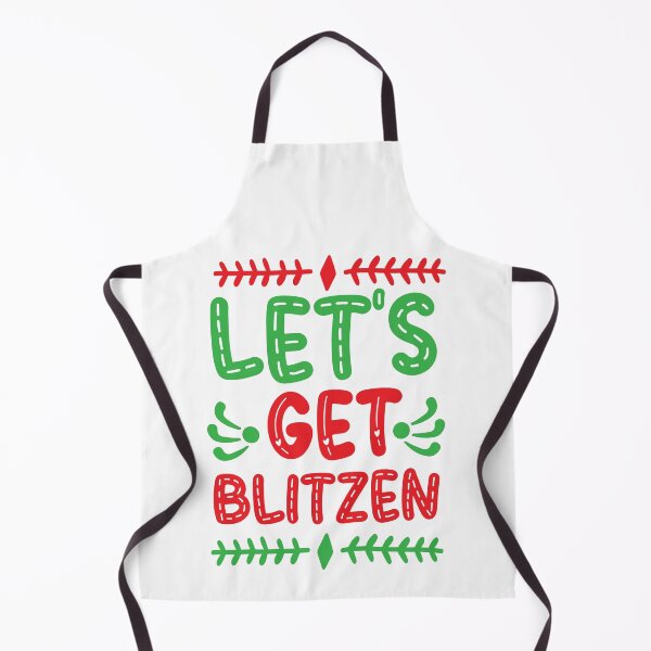 Item preview, Let's Get Blitzen - Funny Christmas Reindeer Drinking Pun designed and sold by FuzionRaptor.