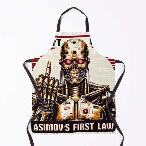 Item preview, “I Don’t Obey – Rebel Robot & Asimov’s First Law Parody” designed and sold by nelsonlobot.