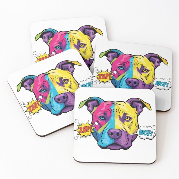 Item preview, Pitbull Pop Art Naranja ZAP designed and sold by bsbd-action.