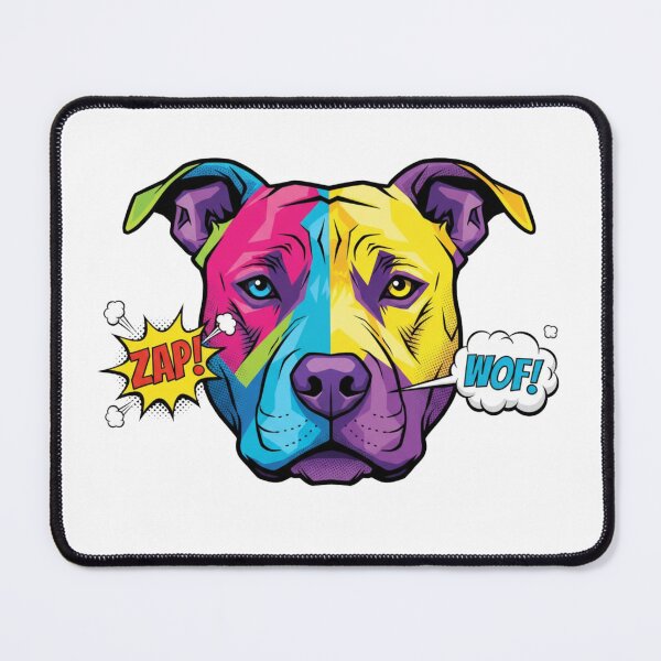 Item preview, Pitbull Pop Art Naranja ZAP designed and sold by bsbd-action.