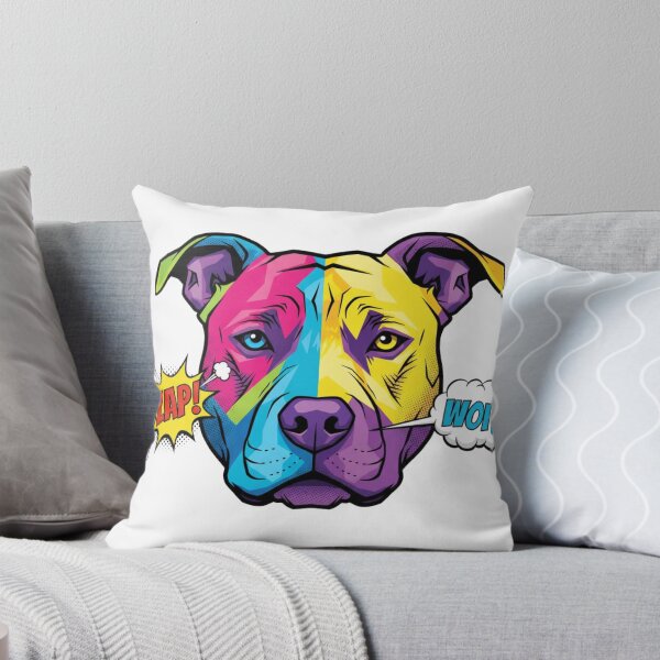 Item preview, Pitbull Pop Art Naranja ZAP designed and sold by bsbd-action.