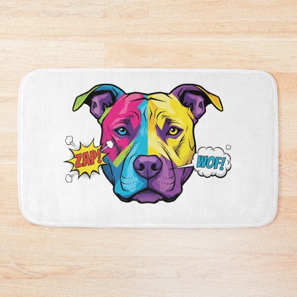 Item preview, Pitbull Pop Art Naranja ZAP designed and sold by bsbd-action.