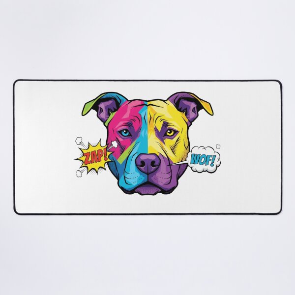 Item preview, Pitbull Pop Art Naranja ZAP designed and sold by bsbd-action.