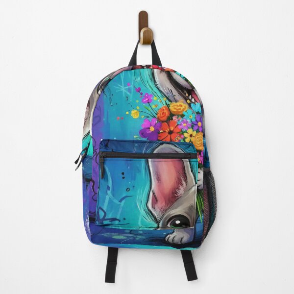 Item preview, Cute French Bulldog Holding Colorful Flowers – Adorable Cartoon Frenchie Art with Graffiti Background designed and sold by Pixel Pout.