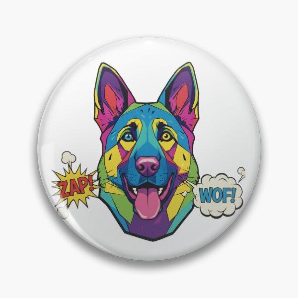 Item preview, Pastor Alemán Pop Art Lengua designed and sold by bsbd-action.