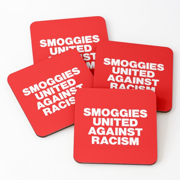 Item preview, Smoggies United Against Racism White Text designed and sold by Logo-A-GoGo.