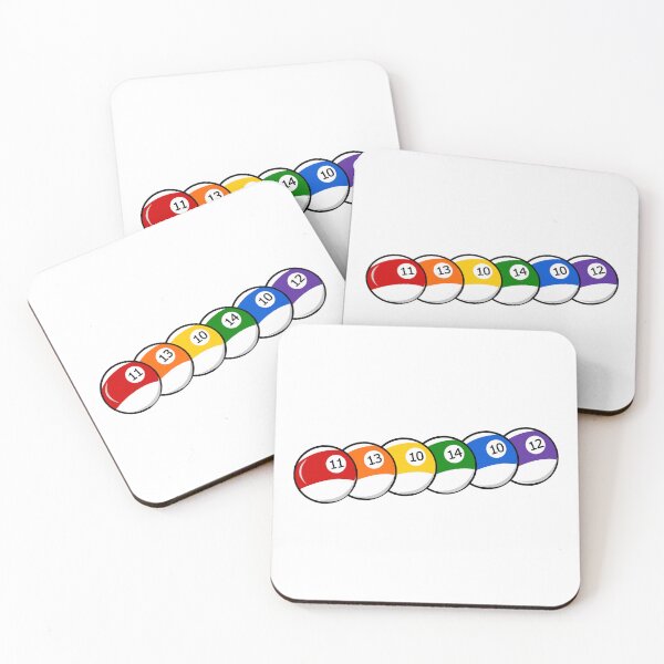 Item preview, Billard Ball Pride Flag Rainbow designed and sold by HarveyHandcraftsandDesigns.