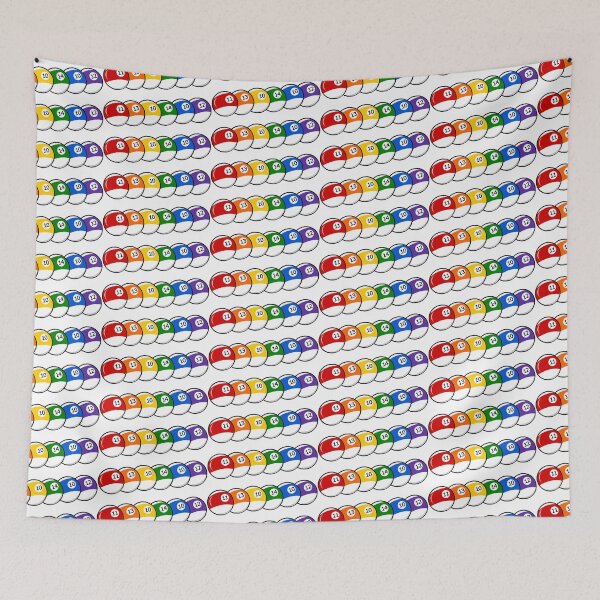 Item preview, Billard Ball Pride Flag Rainbow designed and sold by HarveyHandcraftsandDesigns.