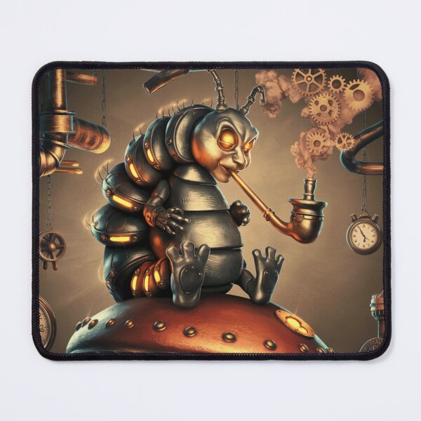 Item preview, The Steam Caterpillar — Steampunk at the Mushroom designed and sold by FusiTink.