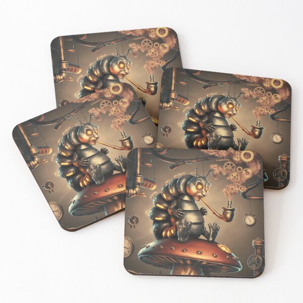 Item preview, The Steam Caterpillar — Steampunk at the Mushroom designed and sold by FusiTink.