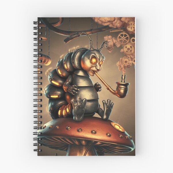 Item preview, The Steam Caterpillar — Steampunk at the Mushroom designed and sold by FusiTink.