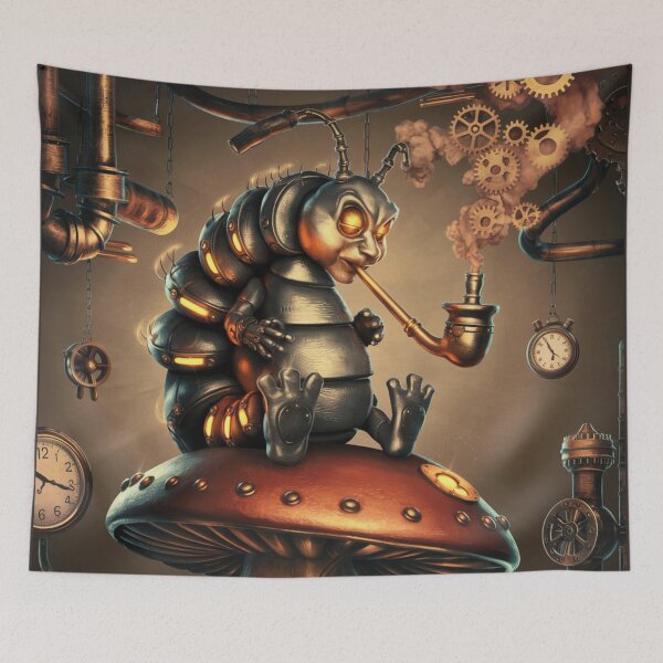 Item preview, The Steam Caterpillar — Steampunk at the Mushroom designed and sold by FusiTink.