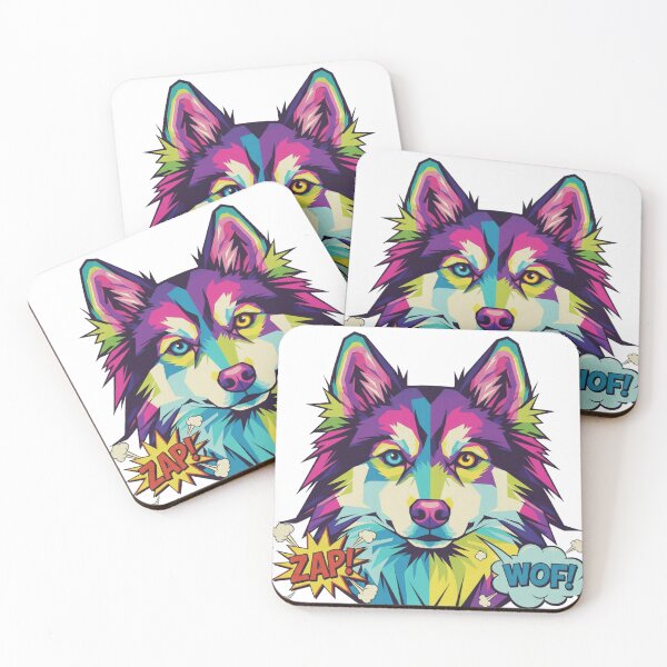 Item preview, Husky Pop Art Peludo ZAP designed and sold by bsbd-action.