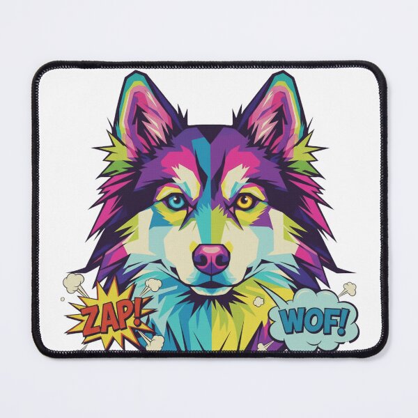 Item preview, Husky Pop Art Peludo ZAP designed and sold by bsbd-action.