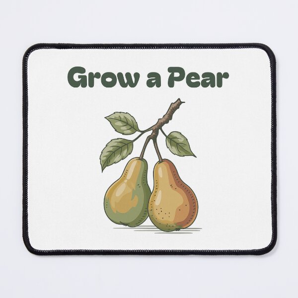 Item preview, Grow a Pear – Cheeky Plant Pun designed and sold by Prints Off Whales.