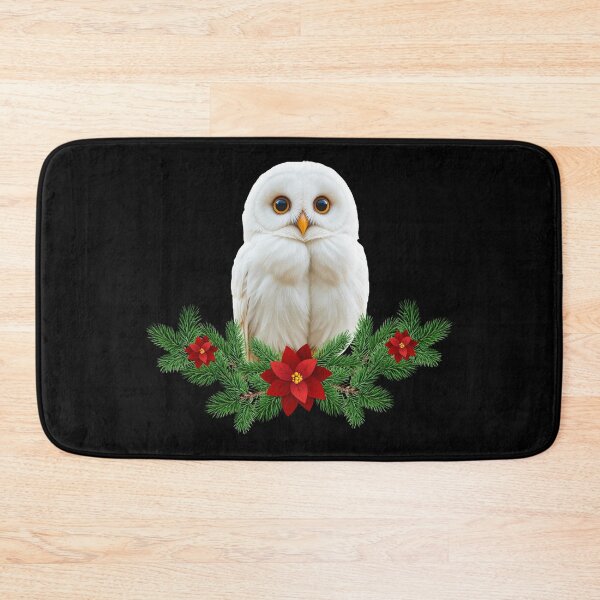 Item preview, White Snow Christmas Owl designed and sold by Atteestude.