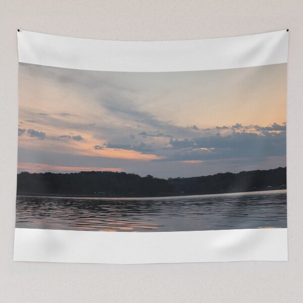 Item preview, Evening Calm Across the Water designed and sold by NoRagetsArt.