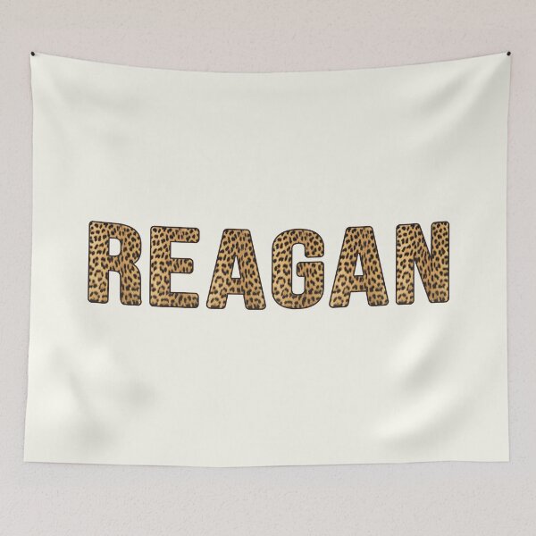Item preview, Reagan Name Leopard Print designed and sold by Jeallan Designs.