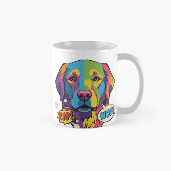 Item preview, Golden Retriever Pop Art Cara designed and sold by bsbd-action.