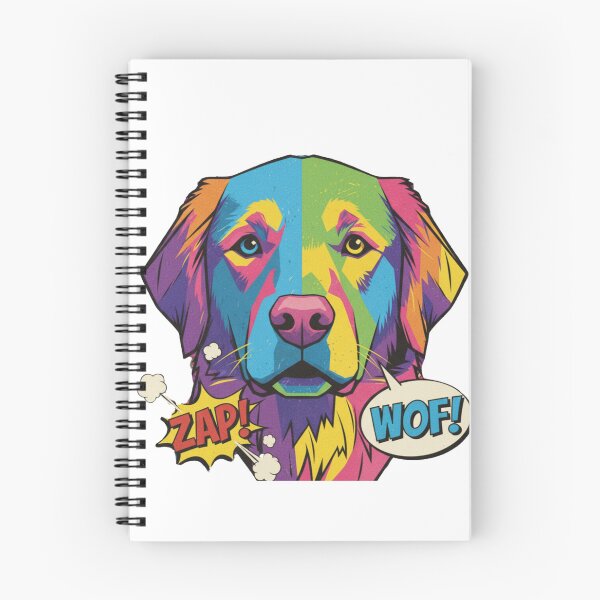 Item preview, Golden Retriever Pop Art Cara designed and sold by bsbd-action.