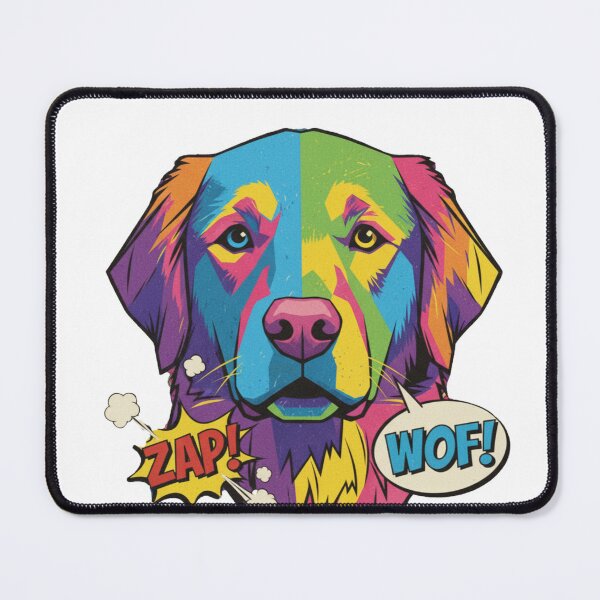Item preview, Golden Retriever Pop Art Cara designed and sold by bsbd-action.