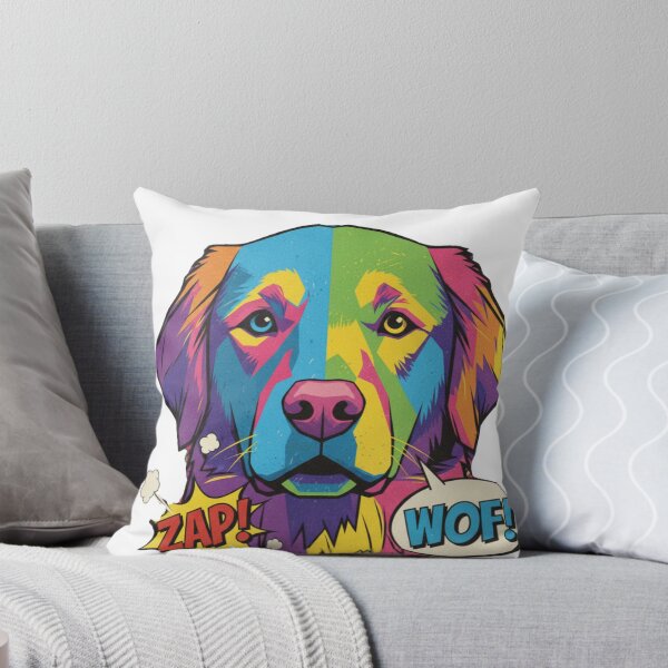 Item preview, Golden Retriever Pop Art Cara designed and sold by bsbd-action.