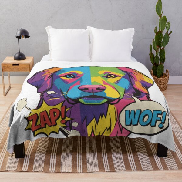 Item preview, Golden Retriever Pop Art Cara designed and sold by bsbd-action.